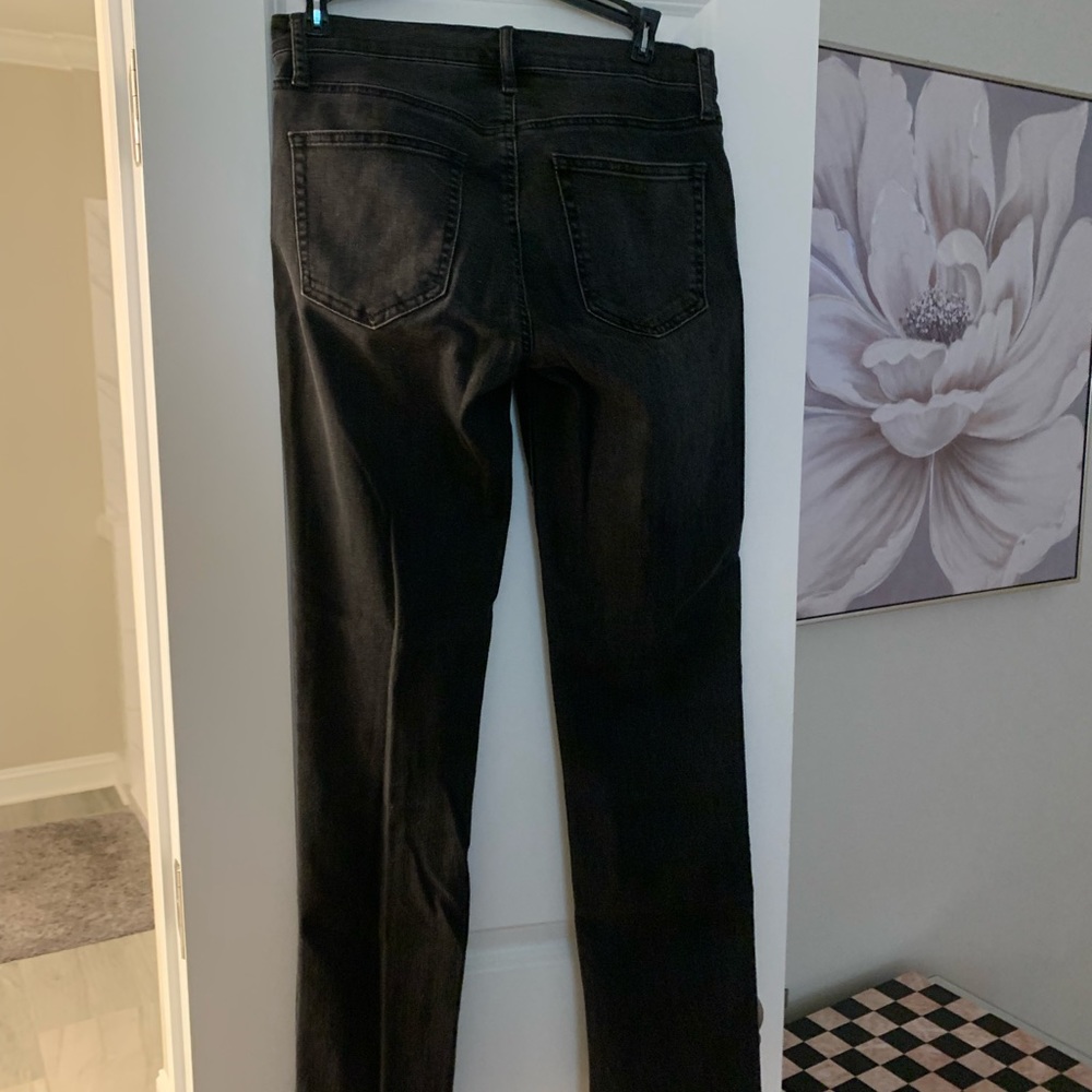 Gap black straight leg jeans size 29